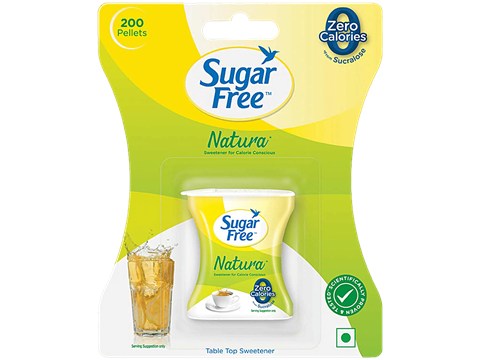 Sugar Free Natura Sweetener - Zero Calories, 200 pcs