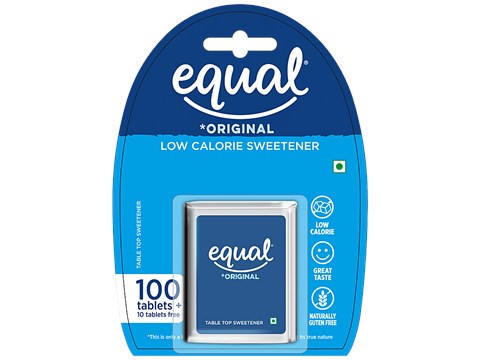 Equal Original Low-Calorie Sweetener - Sugar Free, Low Calories, Sugar Control, Diabetic Friendly, 11 g