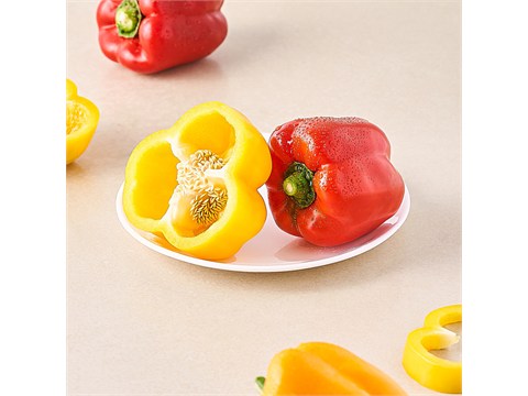fresho! Coloured Capsicum Mix - Organically Grown, 350 g