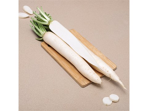 fresho! Radish - With Leaves, White, 500 g