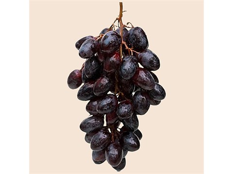 fresho! Grapes - Black, Organically Grown, 500 g