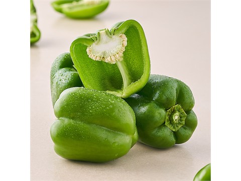 fresho! Capsicum - Green, Organically Grown, 1 kg