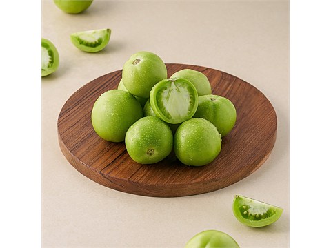 fresho! Tomato - Organically Grown (Unripe), Green, 1 kg