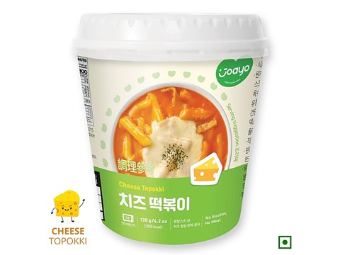 Joayo Cheese Topokki Instant Rice Cake, 120 g