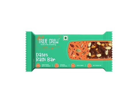 True Crew Dates Ragi Bar, 25 g