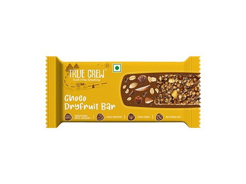 True Crew Choco Dryfruit Bar, 25 g