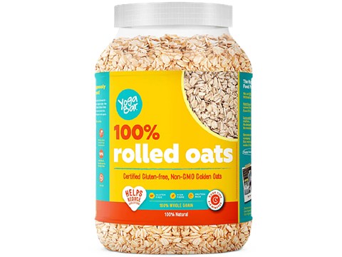 Yoga Bar Rolled Oats - High In Fibre, Gluten-Free, Ideal Breakfast For Weight Loss, 1 kg