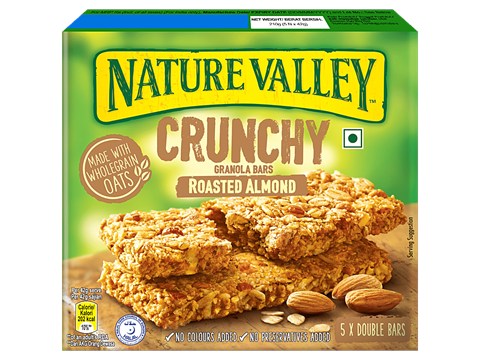 Nature Valley Crunchy Granola Bars - Roasted Almond, 210 g