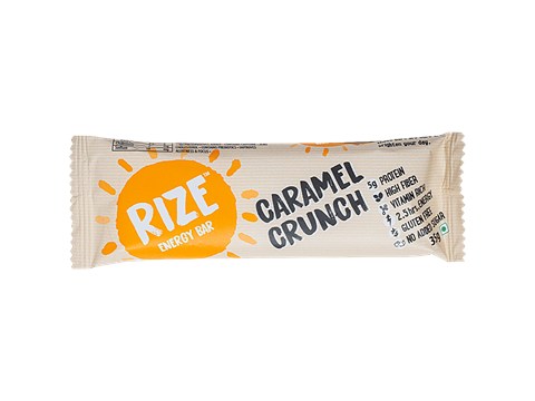 Rize Caramel Crunch Energy Bar, 35 g