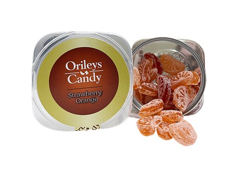 Orileys Strawberry Orange Candy, 125  g