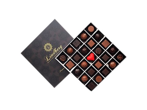 Lindberg Assorted Gift Box -Premium Belgian Chocolate Truffles, 250 g