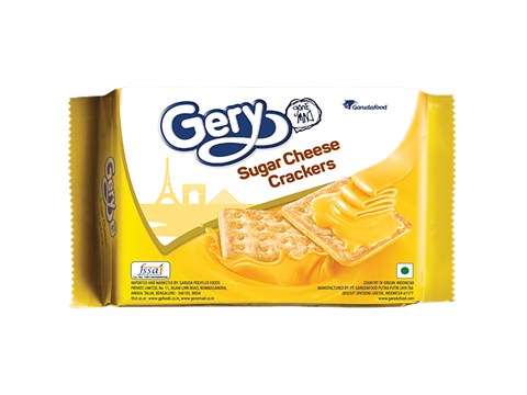 Gery Gone Mad Sugar Cheese Crackers, 100 g