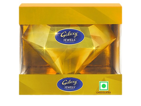 Galaxy Jewels Diamond Box Assorted Chocolates Gift Pack, 88.5 g