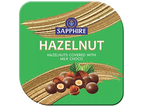 Sapphire  Hazelnuts Covered With Milk Choco, 90 g