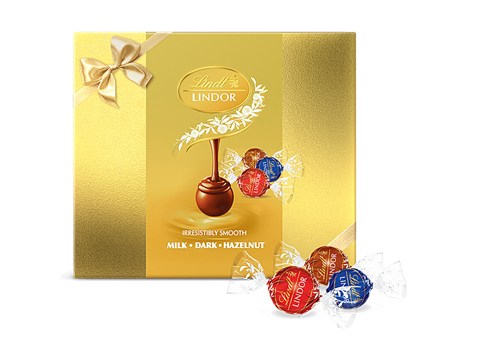 Lindt Lindor Assorted Chocolates Gift Box, 75 g