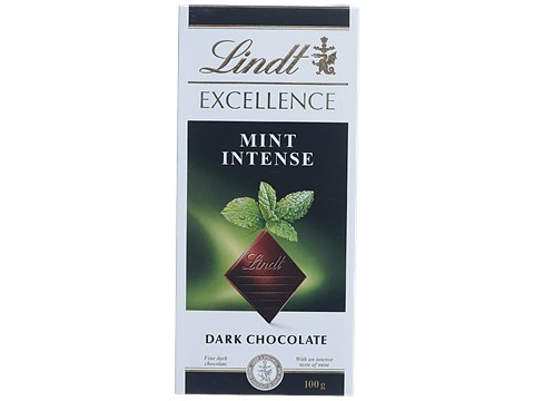 Lindt Mint Intense Dark Chocolate Masterpiece, 100 g