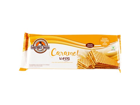 Gourmets Delite  Gourmets Delite  Wafers - Milk Caramel 75 gm Pouch, 75 g