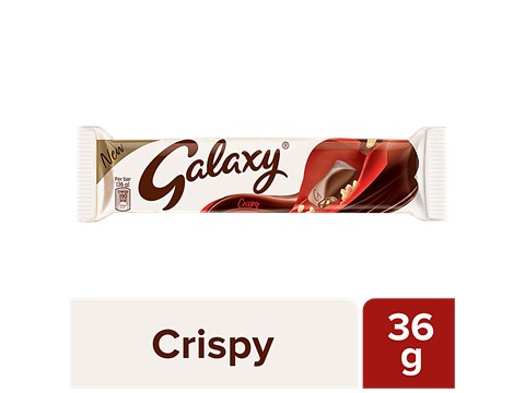 Galaxy Crispy Milk Chocolate Bar, 36 g