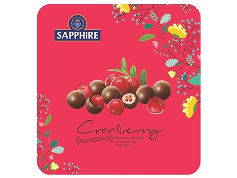 Sapphire  Chocolate Coated Cranberry, 200 g
