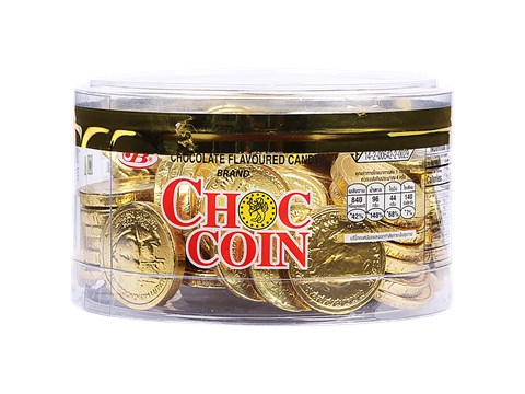 JB Choco Coin Candy - Chocolate, 168 g
