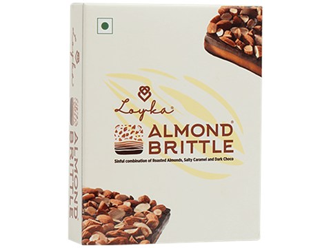 Loyka Almond Brittle - Roasted Almonds, Salty Caramel & Dark Choco, 17 g