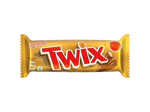 Twix Caramel Chocolate Bar, 50 g