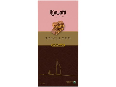 Cocoa Melts Kunafa Speculoos Chocolate, 150 g