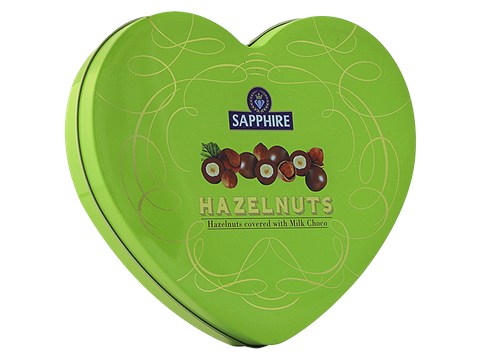 Sapphire  Hazelnut Covered With Milk Choco, 160 g