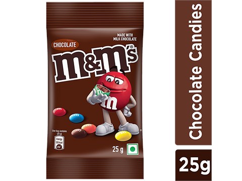 M&Ms Milk Chocolate Candy, 25 g