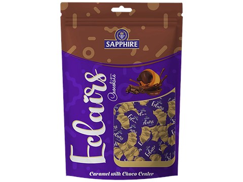 Sapphire  Eclairs - Chocolate, Premium, Creamy, 800 g