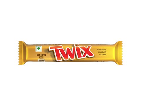 Twix Crunchy Cookie Rich Milk Chocolate Bar With Goodness Of Wafer, 20 g