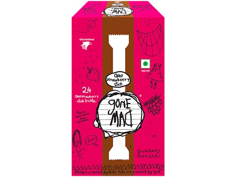 Gone mad Choco Strawberry Sticks, 192 g