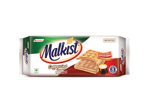 Malkist Cracker Biscuits - Cappuccino, 144 g