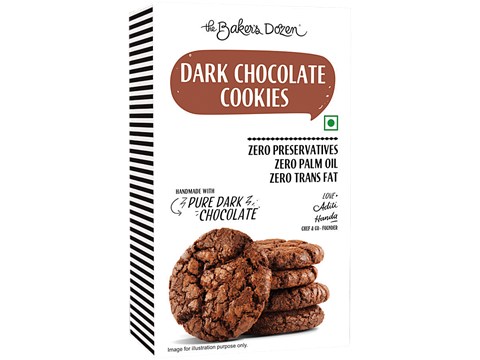 The Baker's Dozen Dark Chocolate Cookies, 200 g
