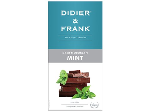 Didier & Frank  Mint Dark Chocolate - Rich Flavour & Taste, 50 g