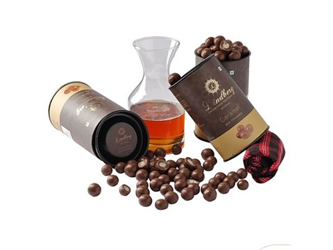 Lindberg Caramel Milk Chocolate Crispies, 100 g