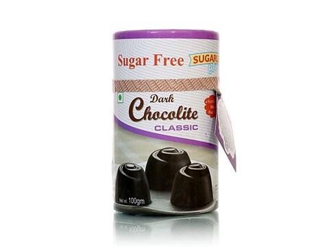 Sugarless Bliss Sugar Free Dark Chocolate - Classic, 100 g