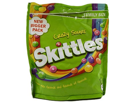 Skittles Candy - Crazy Sours, 195 g