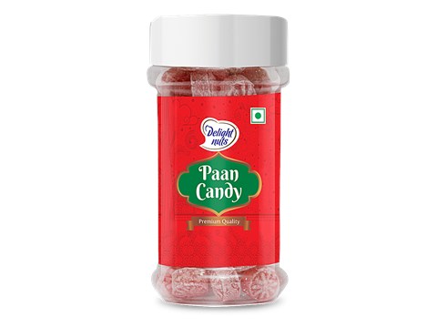 Delight Nuts Premium Paan Candy - Provides Freshness, Strong & Sweet Taste, Highly Aromatic, 130 g