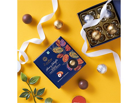 Lindberg Luxury Delights Gift Box - Assorted Chocolate Truffles, 45 g