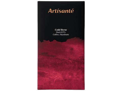 Artisante Dark 65% Chocolate - Coffee, Hazelnuts, 60 g