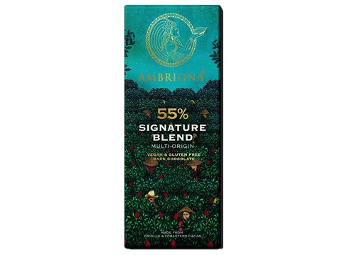 Ambriona 55% Dark Chocolate - Signature Blend Multi-Origin, 50 g