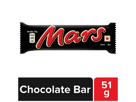 Mars  Nougat & Caramel Filled Chocolate Bar, 51 g