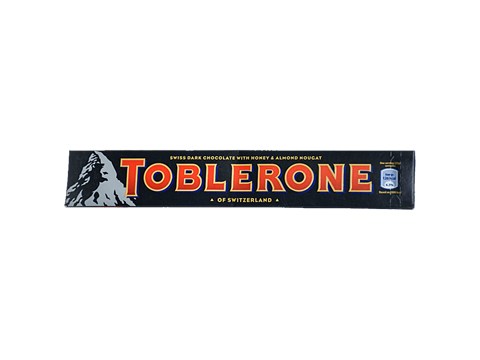 Toblerone Swiss Dark Chocolate - Honey & Almond Nougat, 100 g