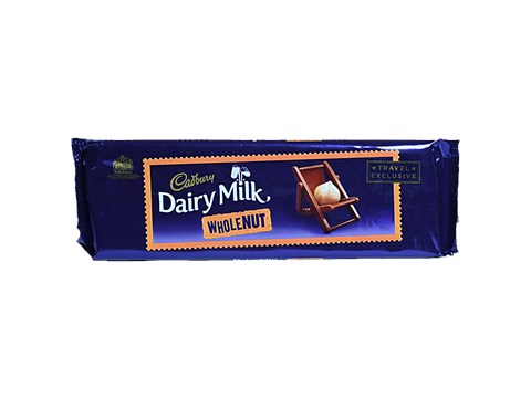 Cadbury Dairy Milk - Whole Nut Tablet, Imported, Travel Exculsive, Rich In Classic Taste, 300 g