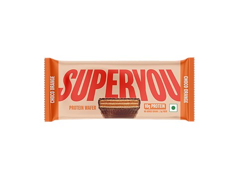 Superyou Choco Orange 10g Protein Wafer Bars, 40 g