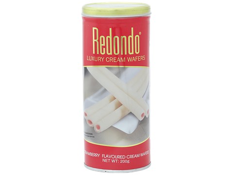 Redondo Wafers - Luxury Cream, Strawberry, 200 g