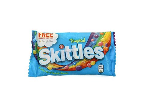 Skittles Candy - Tropical Flavours, 45 g
