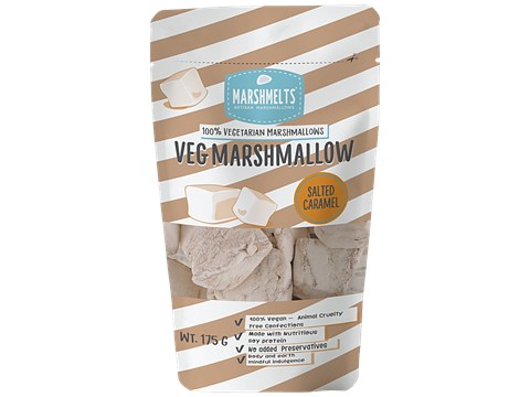 Marshmelts Veg Marshmallow - Salted Caramel, 175 g
