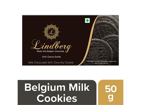 Lindberg Belgian Milk Chocolate - Crunchy Caramel, 34% Cocoa Solids, 50 g